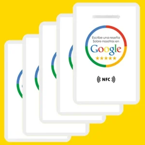 Pack 5 Tarjetas NFC - Google Reviews