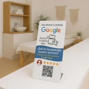 Kit 25 Banner De Mesa Personalizado Reseñas En Google Review